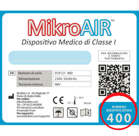 20210913 - Cartellino_targhetta MIKROAIR BIODISIN ESEMPIO 20210913 - Cartellino_targhetta MIKROAIR BIODISIN ESEMPIO